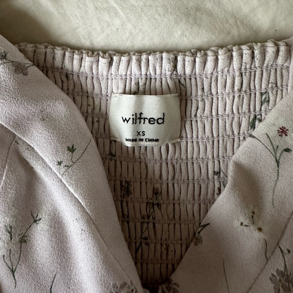 Aritzia Wilfred Novella Short Sleeve Blouse - Picture 3 of 4